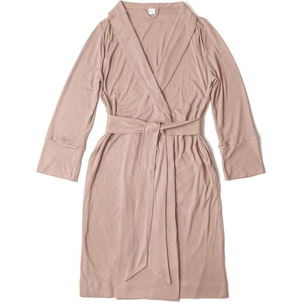 goumi  Bamboo Organic Cotton Womens Robe Rose NWT XL-XXL